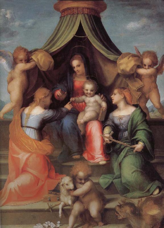 Andrea del Sarto Christ of Kisalin-s wedding oil painting picture
